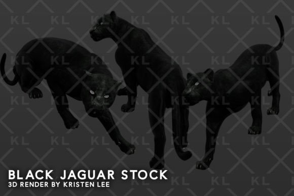 3D Black Jaguar Transparent PNGs: Enhance Your Artwork with Realistic and Ready-to-Use Imagery