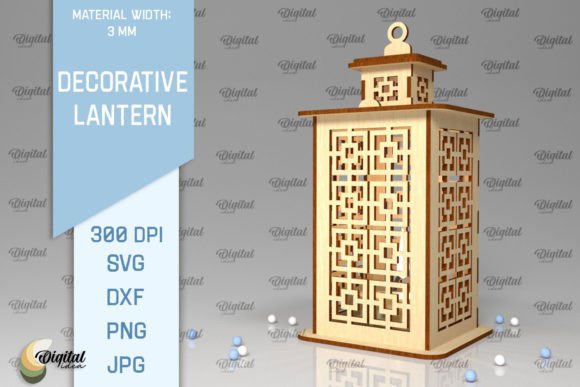 3D Decorative Lantern SVG Laser Cut: A Creative Solution for Custom Home and Office Design