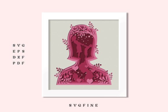 3D Mother SVG Mother’s Day Shadow Box: A Creative Digital Template for Crafting and Gifting