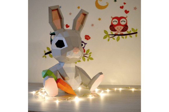 3D Papercraft Bunny: A Creative and Joyful DIY Project