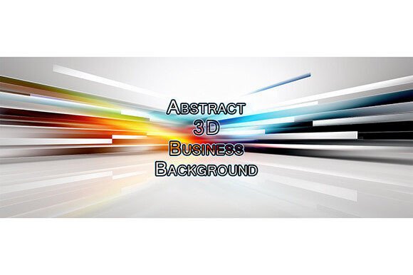 Abstract 3D Business Background: A Versatile Design Element