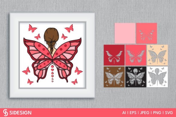 Butterfly Girl 3D Shadow Box: Creative Possibilities for Crafters