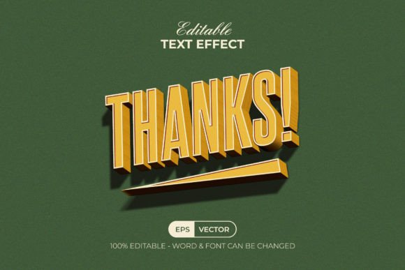 Enhancing Design with the Yellow Text Effect 3D Vintage Style in Adobe Illustrator