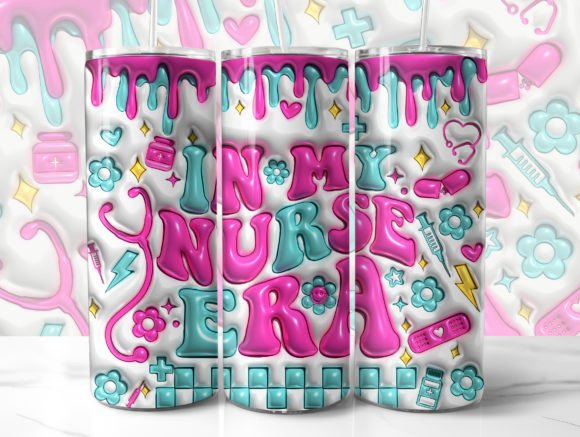 In My Nurse Era 3D Inflated Tumbler Wrap: A Modern Tool for Creative and Professional Use
