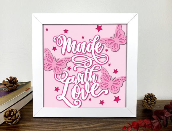 Made with Love 3D Box - Alleylightbox: A Strategic Tool for Creative Expression and Branding