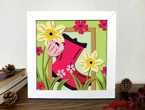 Spring 3D Shadow Box Cut File SVG: A Creative Tool for Durable, Customizable Spring-Themed Projects