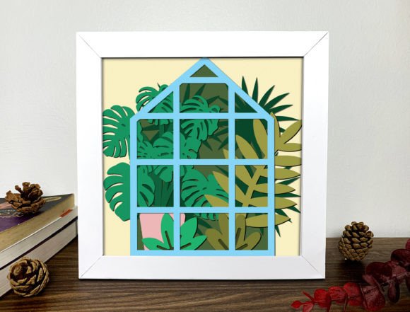 Tropical Trees 3D Shadow Box: A Creative Cut File for All